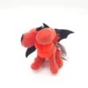 Nici 89937 Schlüsselanhänger Doppelkopfdrache Rot Ca 10cm Plüsch Taiwan Limited