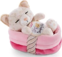 NICI Sleeping Pets Kätzchen Mit Leopardenmuster 12cm Im
