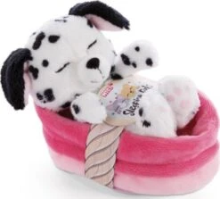NICI Sleeping Pets Welpe Dalmatiner 12cm Im Körbchen