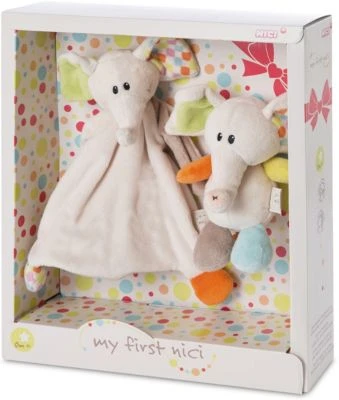 NICI Elefant Dundi Schmusetier, 18 Cm + Schmusetuch (47768) 3 NICI Elefant Dundi Schmusetier, 18 Cm + Schmusetuch (47768)