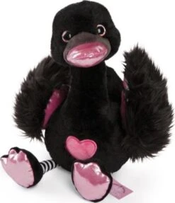 NICI Love Schwan GREEN, Schwarz, 35 Cm (48269)