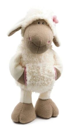 Nici 28493 Schaf Mit Blume Jolly Rosa Ca 50cm Schlenker Plüsch Kuscheltier