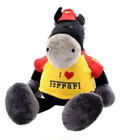 NICI Plüschfigur Pferd Ferrari Edition (schwarz, 80cm)