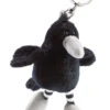 Nici 29141 Schlüsselanhänger Schwarzer Rabe 10cm Simsalabeans Plüsch