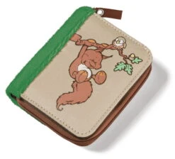 Nici 33433 Geldbörse Geldbeutel Portemonnaie Eichhörnchen Qunicy Oak 12x9,5cm