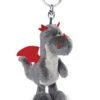 Nici 34091 Schlüsselanhänger Drache Dracon Grau Ca 10cm Plüsch Dragons