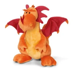 Nici 36009 Drache Arock Orange Sitzend Ca 30cm Plüsch Kuscheltier Dragons