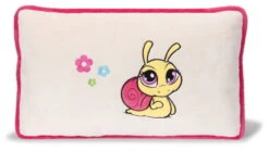 Nici 36458 Kissen Schnecke Gelb 43x25cm Plüsch Sweet Hearts