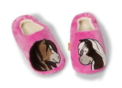 Nici 37132 Rosa Kinder-Hausschuhe Pferd Gr 27-30 Pony Poonita Horse Club Junior
