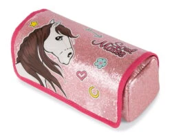 Nici 43221 Stiftemäppchen Schlamper Zum Rollen Soulmates Pferd Mustang Rosa