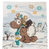 Nici 44158 Kuschel-Decke Winter Glamour Rentier Gans Pinguin 125x160cm Plüsch -Nici Verkäufe 2026 44158 01 HA Frei me