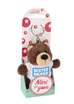 Nici 44705 Schlüsselanhänger Bär Mit T-Shirt Ca 10cm - Bester Bruder -Nici Verkäufe 2026 44705 02 ZA Frei 1462x2048