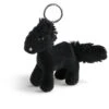 Nici 44891 Schlüsselanhänger Schwarzes Pferd Black Cassis Stehend Ca 10cm Plüsch