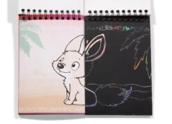 Nici 45278 Kratzbuch Scratch Book Wild Friends Ameisenbär Wüstenfuchs Gürteltier -Nici Verkäufe 2026 45278 02 ZA 2048x1484