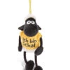 Nici 45800 Shaun Das Schaf Mit T-Shirt Anhänger Loop 10cm Plüsch - Ich Bin Schaf