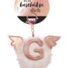 Nici 46976 Taschenanhänger Schutzbommel Mit Flügeln + Pompon Metallbuchstabe G