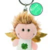 Nici 47523 Schlüsselanhänger Engel Mit Kleeblatt Plüsch 7cm Alles Gute