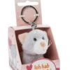 Nici 48125 Schlüsselanhänger Message Friends 6cm - Katze "Ich Hab Dich Lieb!"