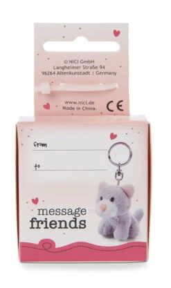 Nici 48125 Schlüsselanhänger Message Friends 6cm - Katze "Ich Hab Dich Lieb!" -Nici Verkäufe 2026 48125 02 ZA Frei 1213x2048