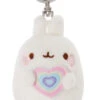 Nici 48220 Schlüsselanhänger Molang Mit Regenbogenherz 8cm Plüsch Kawaii