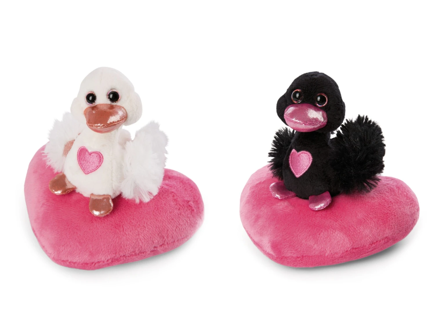 Nici 48264 + 48265 SET Schwäne Auf Herzkissen Ca 13cm Plüsch Love Classics GREEN 3 Nici 48264 + 48265 SET Schwäne Auf Herzkissen Ca 13cm Plüsch Love Classics GREEN