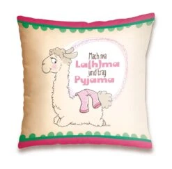 Nici 42163 Baumwollkissen Bedruckt Lama "Mach Ma La(h)ma" 37x37cm -Nici Verkäufe 2026 575iyqboidxIUAj