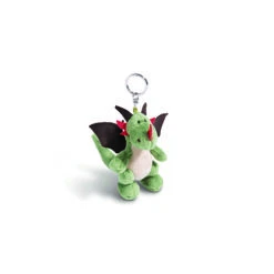 Nici 88296 Schlüsselanhänger Grüner Drache Sitzend Ca 10cm Plüsch Dragons Creature