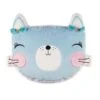 Nici 90520 Lemon Ribbon Kissen Katze Kopf Figürlich 35x35cm Plüsch