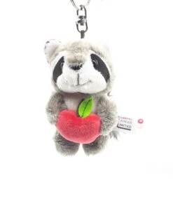 Nici 90792 Schlüsselanhänger Waschbär Rod Mit Apfel 10cm Plüsch Taiwan Limited -Nici Verkäufe 2026 90792 3