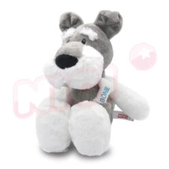 Nici 91077 Schnauzer Grau Mit Knochen Ca 30cm Plüsch Schlenker Taiwan Limited