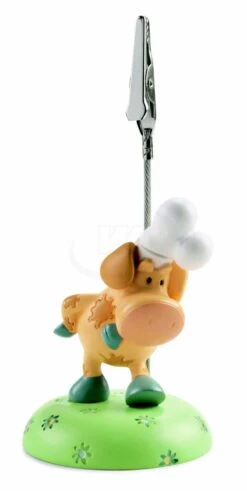 Nici 27784 Fotohalter Schwein Als Koch Ca 7cm Zettelhalter Farm Friends